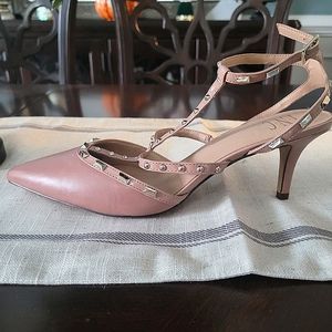 INC International Concept Studded Kitten Heel Pumps